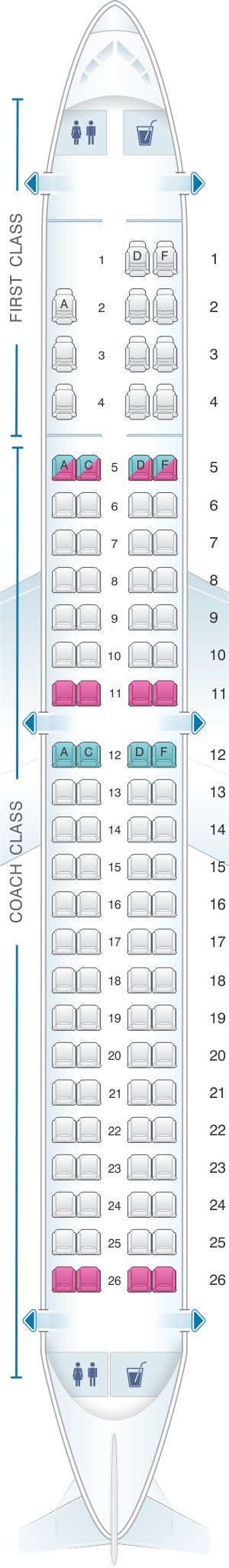 mapa de asientos us airways embraer plano del avión seatmaestro es My