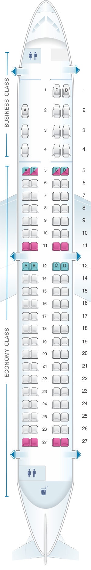 mapa de assentos boeing 777 aeromexico