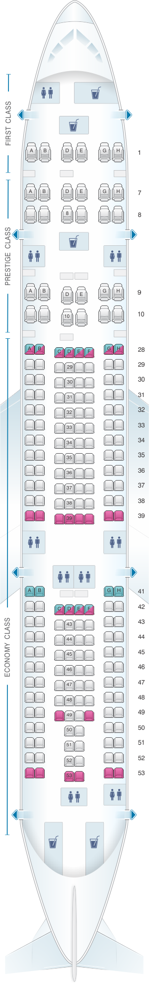 Mapa De Asientos Korean Air Airbus A Pax Plano Sexiezpicz Web Porn