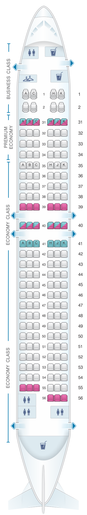 Mapa De Asientos China Southern Airlines Airbus A Layout B Hot Sex