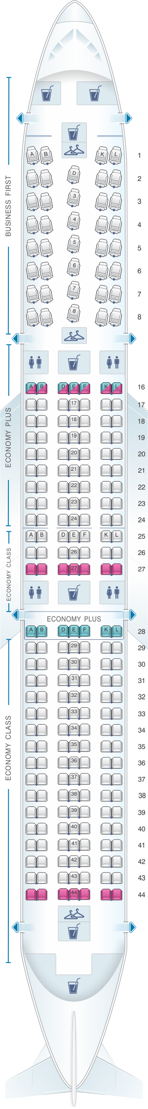 United Airlines Seat Map Two Birds Home