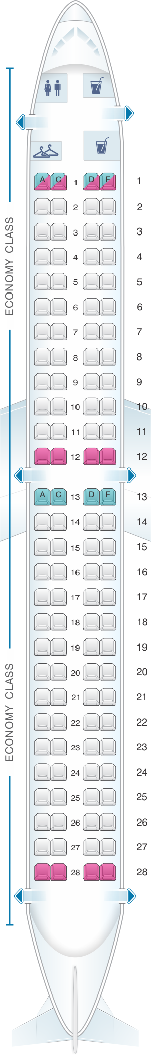 Seat Map Helvetic Airways Embraer Best Airplane Map Seating Charts My Xxx Hot Girl