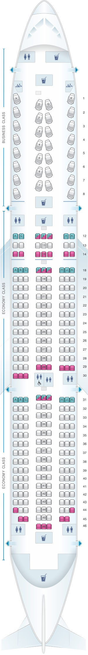 seat assignments on air canada