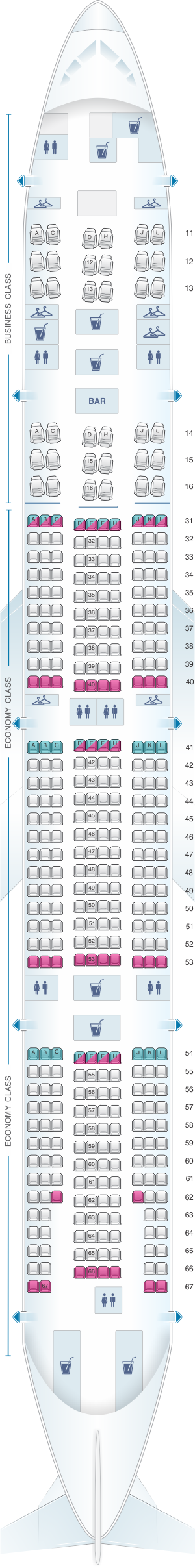 Seat Map Air China Boeing B Er Pax Seatmaestro  Hot Sex Picture